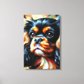 Impression acrylique de chien Cavalier King Charle (Recto)