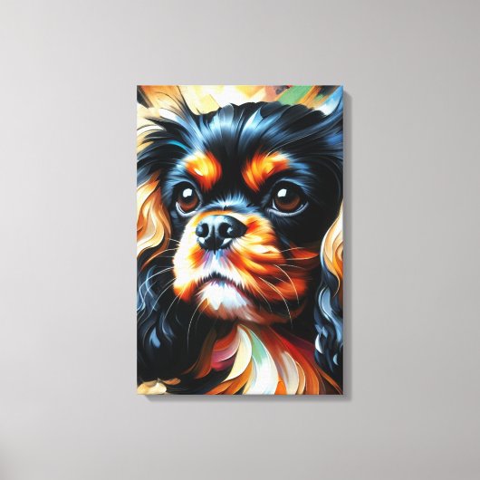 Impression acrylique de chien Cavalier King Charle (Recto)