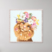 Impression acrylique de lion de jungle mignon (Recto)