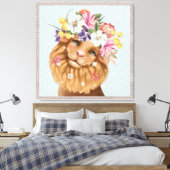 Impression acrylique de lion de jungle mignon (Insitu(Chambre))