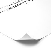 Impression / Affiche Papillon Monochrome (Coin)