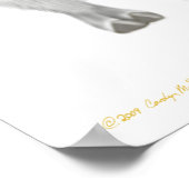 Impression Alpaca blanche (Coin)