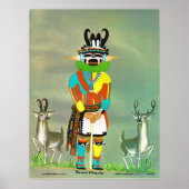Impression "Antelope" kachina (Devant)