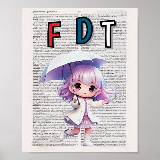 Impression anti-Trump (page du dictionnaire) (Devant)