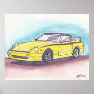 Impression aquarelle 280ZX