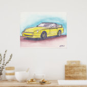 Impression aquarelle 280ZX (Cuisine)