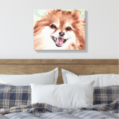 Impression aquarelle de Pomeranian (Insitu(Chambre))