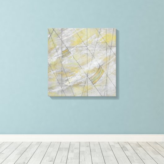 Impression aquarelle des lignes jouées (Insitu (Plancher de Bois))