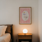 Impression aquarelle d'un drôle de jars idiot