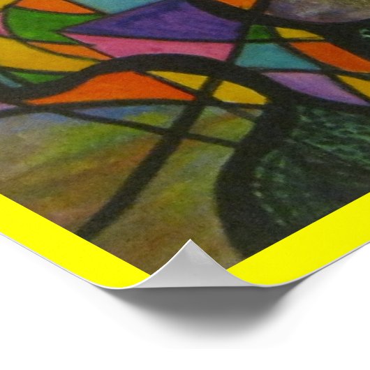 Impression aquarelle "Restauration" (Coin)