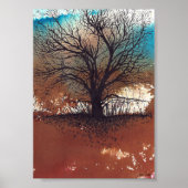 Impression Arborescence aquarelle (Devant)