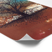 Impression Arborescence aquarelle (Coin)