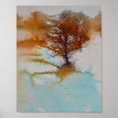 Impression Arborescence aquarelle (Devant)