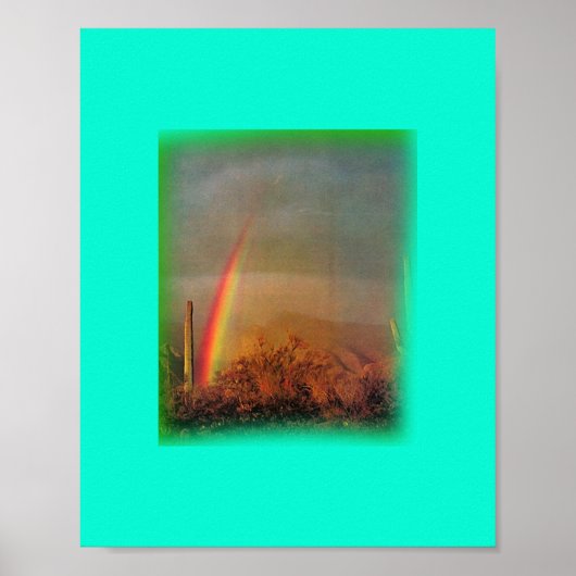 Impression arc-en-ciel désert (Devant)