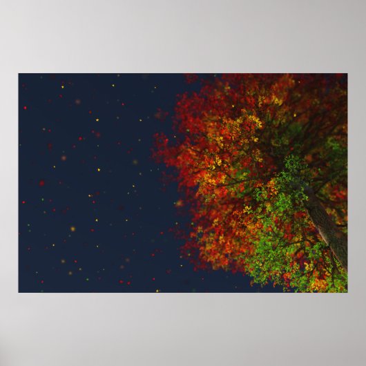 Impression arc-en-ciel en chute (Devant)