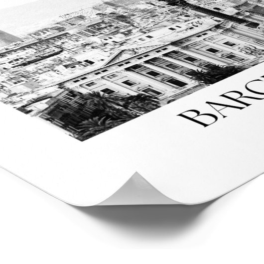 Impression Arc Espagne de Barcelone (Coin)