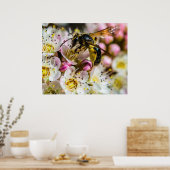Impression archivistique 28x24 Abeille dans le qua (Cuisine)