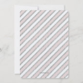 Impression Argent Pink Invitation Religieuse (Dos)