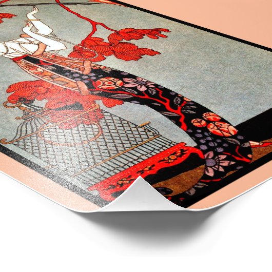 Impression Art déco rétro (Coin)