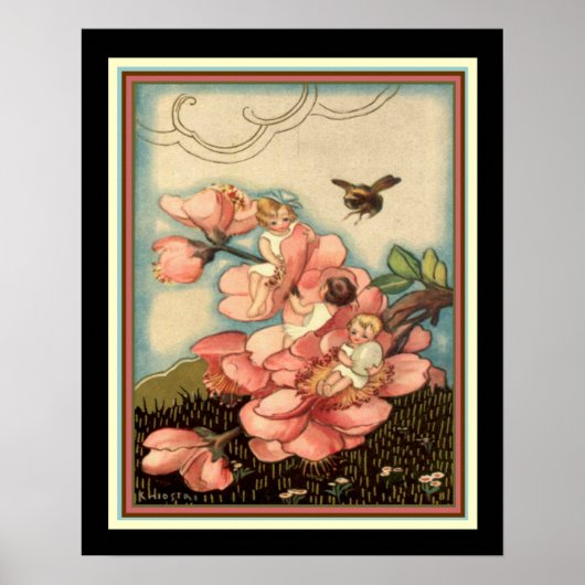 Impression Art Déco "Springtime" Ca. 1922- 16x20 (Devant)
