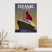 Impression Art déco Titanic Ocean Liner (Cuisine)