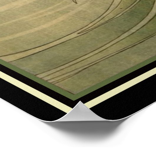 Impression Art déco Vent Sprite (Coin)