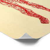 Impression artistique Anatomie vintage 1920 (Coin)