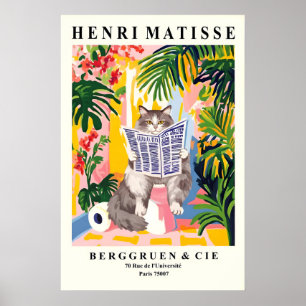 Impression artistique de Matisse drôle sur toilett