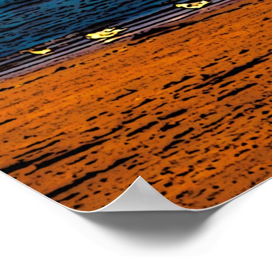 Impression artistique Elie Fife Ecosse (Coin)