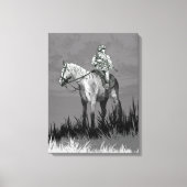 Impression artistique "Here There Be Knights" de J (Recto)