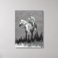 Impression artistique "Here There Be Knights" de J