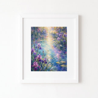 Impression artistique Iris Reflections