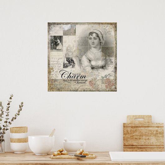 Impression artistique Jane Austen (Cuisine)