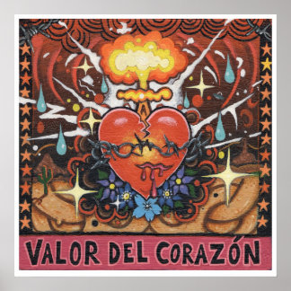 Impression artistique "Valor Del Corazon" - (art s