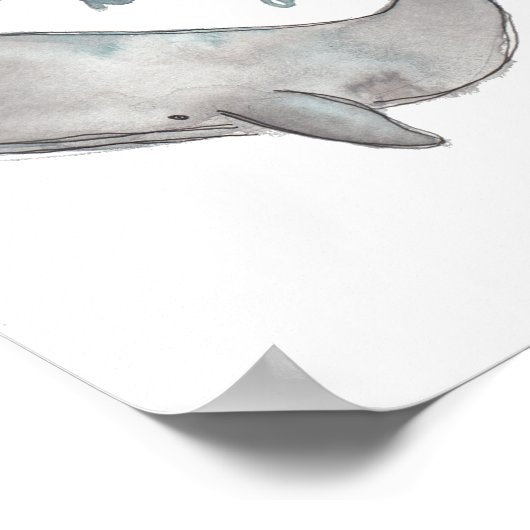 Impression baleine (Coin)