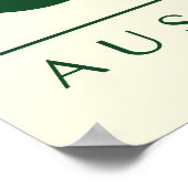 Impression Bauhaus verte, mur Bauhaus vert imprima (Coin)