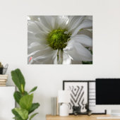 Impression blanc de chrysanthème (Bureau à domicile)