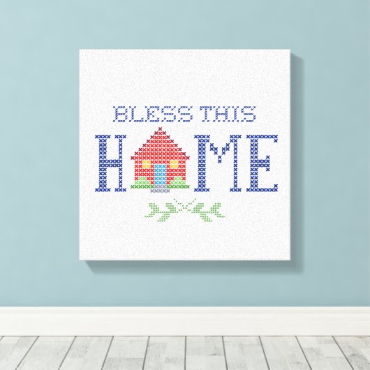 Impression Bless Home Canvas (Insitu (Plancher de Bois))