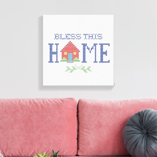 Impression Bless Home Canvas (Insitu(Salon))