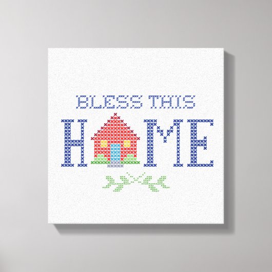 Impression Bless Home Canvas (Recto)