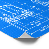 Impression bleue écossaise (Coin)