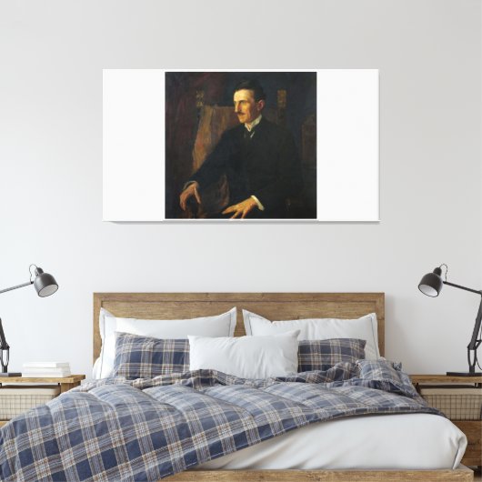 Impression bleue Nikola Tesla (Insitu(Chambre))