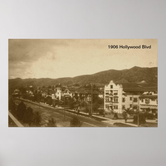 Impression Blvd Hollywood 1906 (Devant)