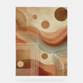 Impression Boho géométrique Abstraite (Recto)
