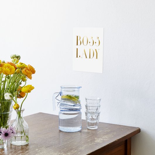 Impression Boss Lady Gold Foil (Couchage (Cuisine))