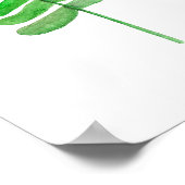 Impression botanique aquarelle. Fleur verte et ble (Coin)