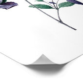 Impression botanique de CLEMATIS original par Redo (Coin)