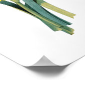 Impression botanique de DAFFODILS original par Red (Coin)