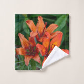 Impression botanique diurne, Photographie canadien (Gant de toilette)