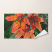 Impression botanique diurne, Photographie canadien (Serviette à main)